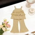 thumbnail image 6 of KEXE 18-24 Months Girl Clothing Spring Outfits For Girls Summer Toddler Girl Clothes Baby Girl Sleeveless Shirt Shorts Set Cute Outfits, 6 of 6