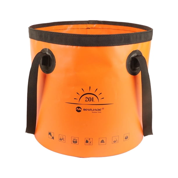 Cubo de agua plegable Zulema Lavabo plegable contenedor de almacenamiento portátil 20L cubo plegable