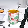 thumbnail image 5 of Disketp Strawberry Large Coffee Mug with Handle Tea Cup Novelty Coffee Cup for Men Women Office Work, 5 of 6