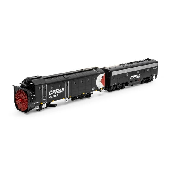 Athearn HO Rotary Snowplow & F7B CPR #403167/#403167B ATH93825 HO Rolling Stock