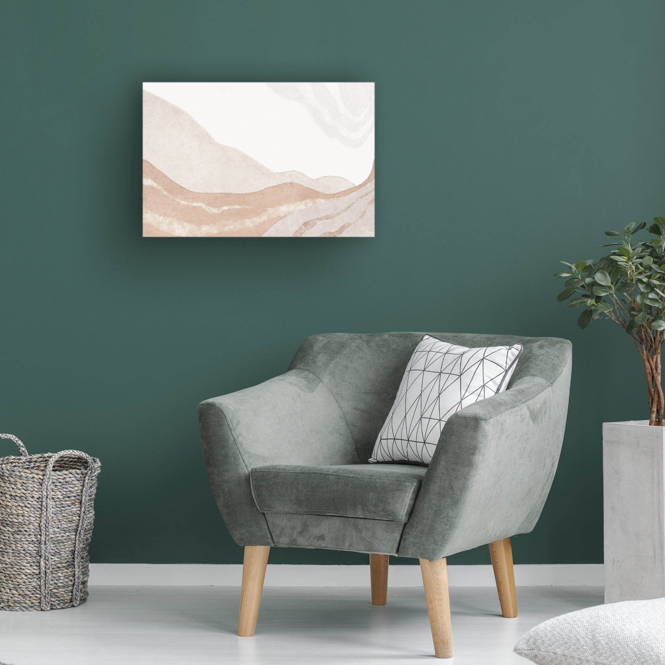 Trademark Fine Art Melloi Art Prints Landscape Painting Canvas Wall Art