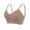 Khaki, variant on Deals Clearance under 5.00 Lindreshi Womens Plus Size Clearance 5.00 Women's Ruched Sports Bras Padded Workout Tops Medium Support Crop Tops