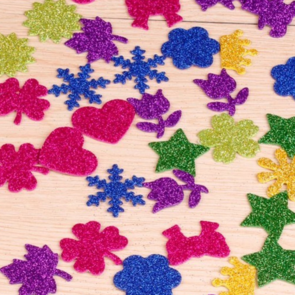 50pcs Glitter Cardstock Paper A4 Shiny Colored Craft Paper for DIY Art Project Scrapbook Birthday Wedding Party Decoration