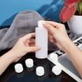 thumbnail image 3 of 36pcs 24/400 Flip Top Dispensing Cap White Replacement Bottles Caps Reusable Plastic Bottle Cap Flip Top Caps for Shampoo Moisturizer Squeeze Bottles Dispensing Caps - Inner Diameter 24mm diy, 3 of 6