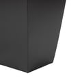 thumbnail image 5 of DecMode 20", 25", 30"H Dark Gray Metal Planter with Tapered Base (3 Count), 5 of 15