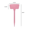 thumbnail image 5 of Joernso 10Pcs/Set Plant Labels Waterproof Insert Design Solid Color T-Shape Plastic Plant Tags for Gardening, 5 of 8