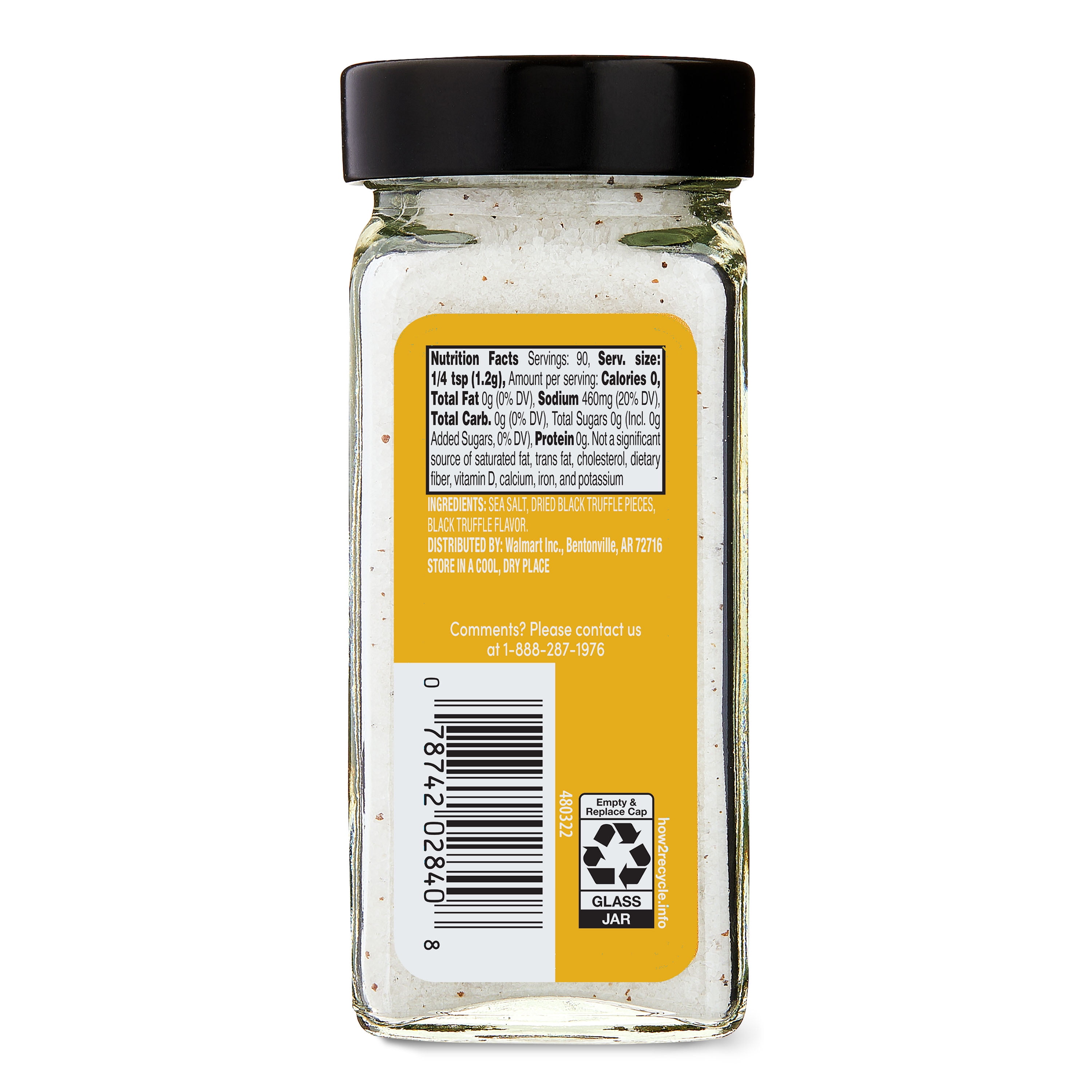 bettergoods Black Truffle Sea Salt, 3.8 oz