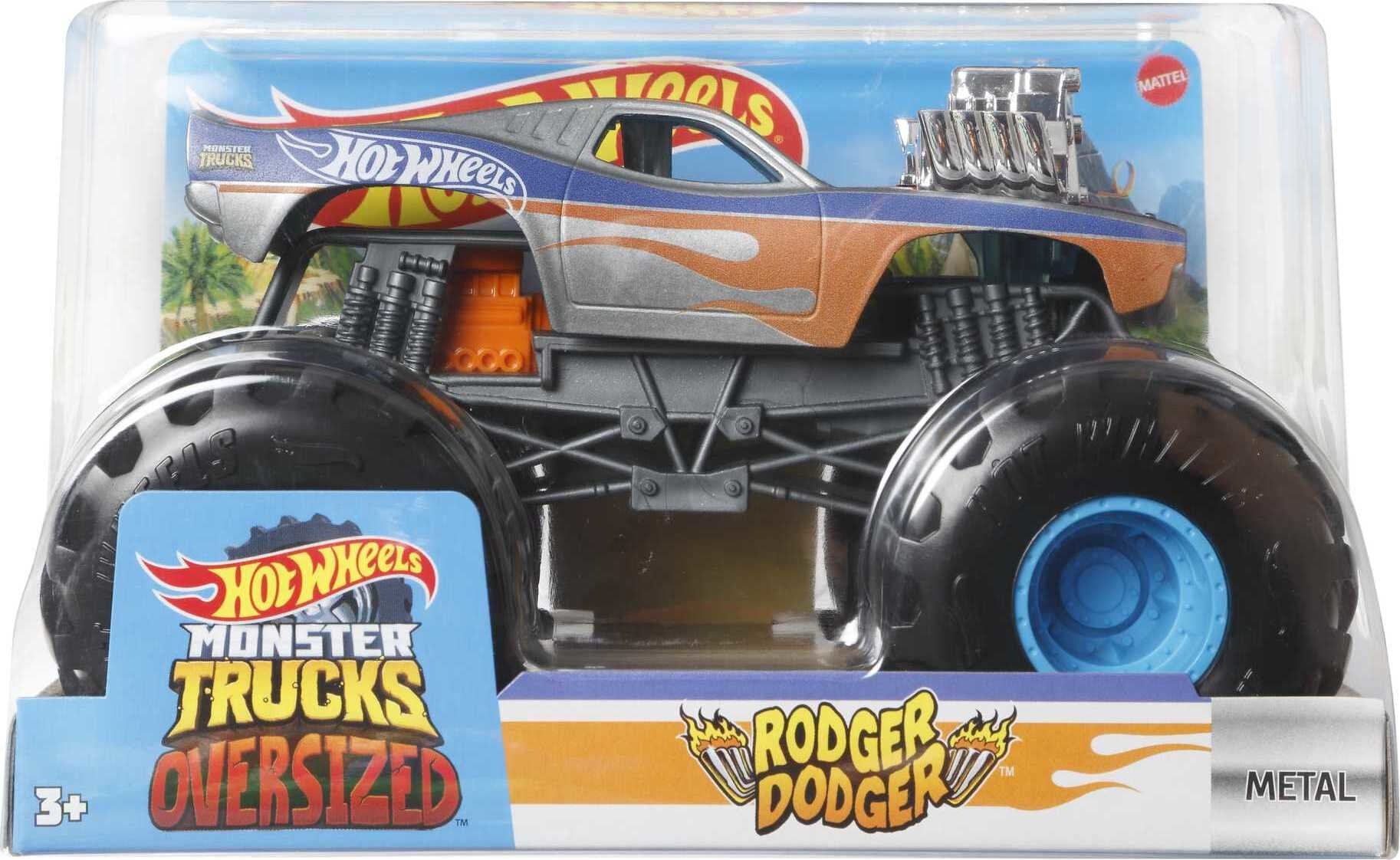 Hot Wheels Monster Truck, Extra Car - HOTWHEELSMTCOMBO