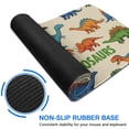 thumbnail image 6 of Long Mouse Pads for Desk,Beige Cartoon Dinosaurs Pattern Desk Mats on Top Of Desks, Desk Mouse Pad Extra Large with 3mm Non-Slip Base and Stitched Edge for Gaming,Office,Work,Home 31.5"x11.8", 6 of 6
