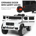 thumbnail image 5 of Costway Mercedes Benz 12V Electric Kids Ride On Car RC Remote Control W/Trunk White, 5 of 9