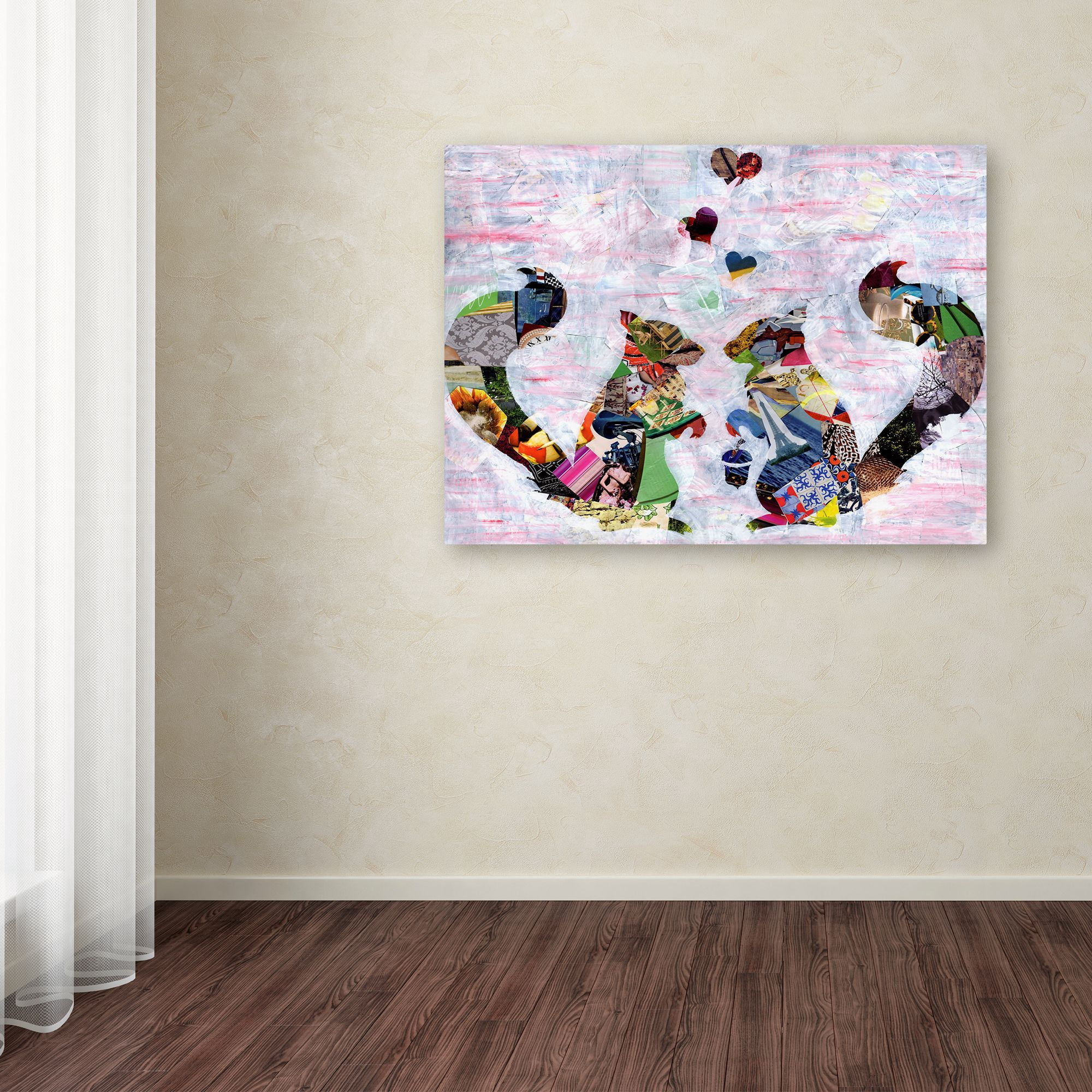 Trademark Fine Art 'Squirrels' Canvas Art by Artpoptart