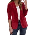 thumbnail image 1 of Vestes pour Femmes Mode Cardigan à Manches Longues Décontracté Uni pour Femmes, 1 of 8