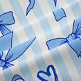 thumbnail image 5 of Manfei Blue Girly Bow Blackout Curtains Set of 2 (38x54 Each),Coquette Bowknot Living Room Curtains, 5 of 6