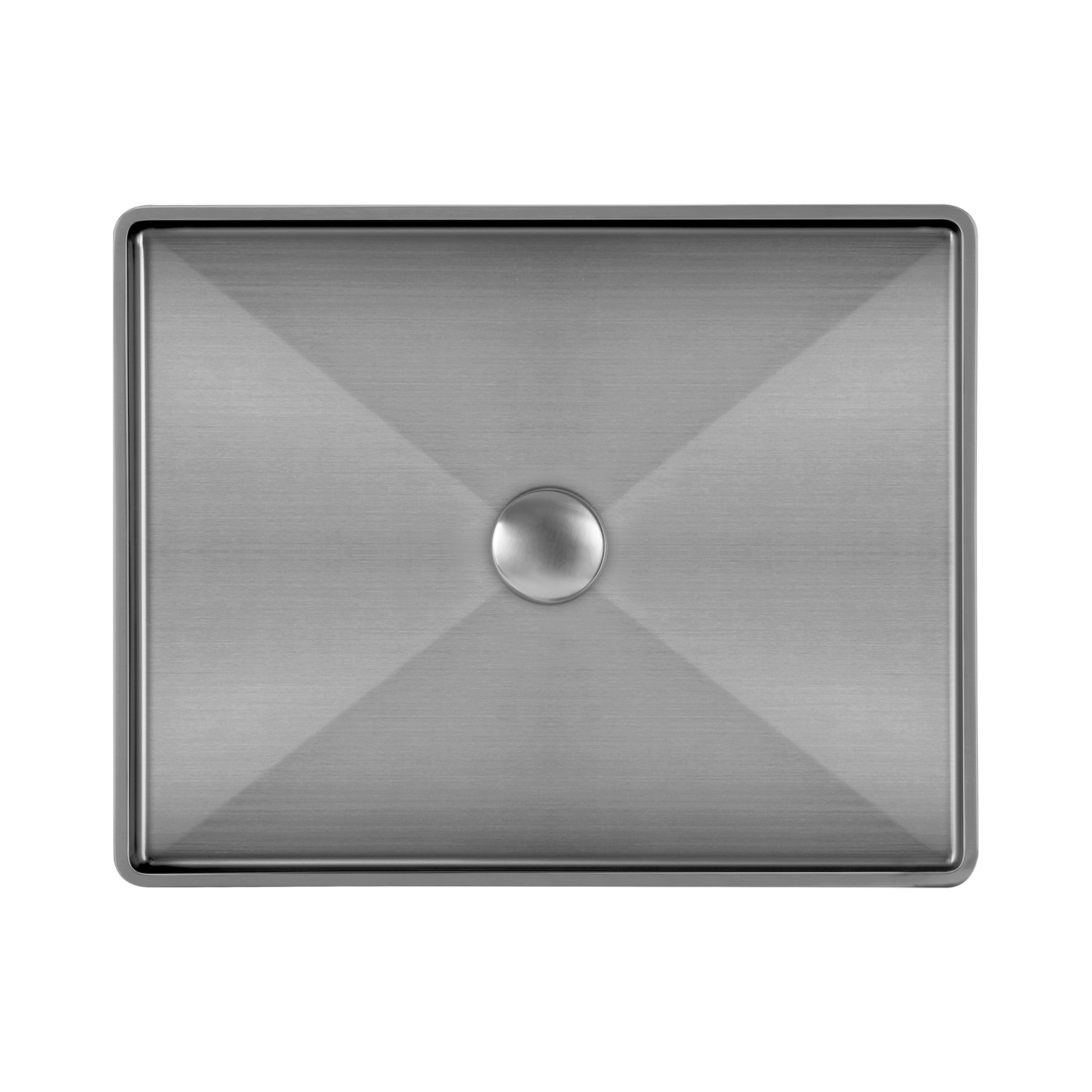 Whitehaus Noah Plus Bathroom Sink With Gunmetal Finish WHNPL1578-GM