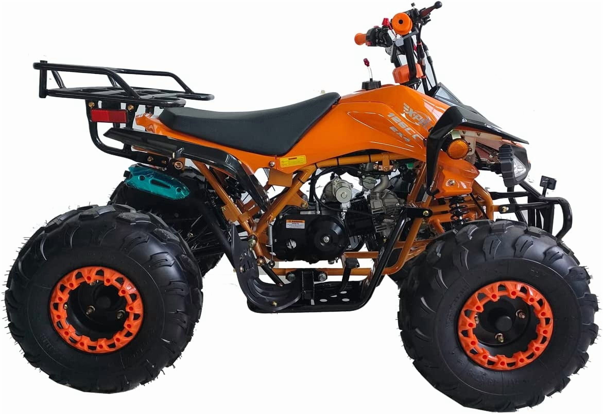X-Pro Brand New 125cc Gas ATV, Automatic Transmission w/Reverse Remote Control Big 19"/18" Tires