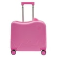 thumbnail image 5 of 18inch,20inch ABS+PC Kid Ride-on Kids Suitcase,Rolling Luggage with Spinner Wheels Carry Trolley Luggage with Password Lock Children's Ride On Trolley Airplane Travel Luggage, 5 of 19