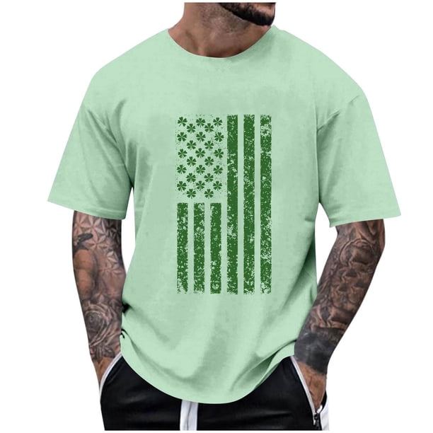 Tops para hombre, blusas y camisas de manga corta con cuello redondo para hombre, camisetas casuales con estampado de moda para hombre, blusa de manga corta, blusa de poliéster para hombre.