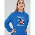 thumbnail image 2 of If My Mouth Doesn't Say It Quote Hoodie Women -GoatDeals Designs, Female Medium, 2 of 4