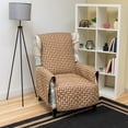 thumbnail image 3 of Your Lifestyle by Donna Sharp Brown Bear Cabin Chair Sofa Cover, 3 of 4