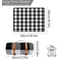 thumbnail image 2 of Manta De Picnic Impermeable 200-200 Cm, Colchoneta De Picnic Plegable Portátil, Manta De Picnic Para Jardín/Camping/Playa/Parque (200 X 200 Cm, A),11 Feliz Sencillez, 2 of 5