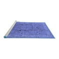 thumbnail image 2 of Ahgly Company Machine Washable Indoor Rectangle Oriental Blue Traditional Area Rugs, 5' x 7', 2 of 4