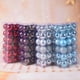 thumbnail image 3 of DYIOO - Bolas navideñas de plástico sólido irrompibles, preencordadas con gancho, colgantes para fiestas navideñas, coronas, mesas y árboles (36 unidades, 40 mm/1,57 pulgadas, verde), 3 of 8