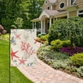thumbnail image 2 of Yayeee Garden Flag 12" x 18" Double Sided Outdoor Yard Lawn Holiday Decorations, Light Red Starfish, 2 of 6
