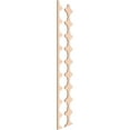 thumbnail image 3 of Ekena Millwork 47"H x 1/4"T Pandora Adjustable Wood Decorative Slat Wall Panel Kit, Red Oak (contains 16 Slats + 1 Straight Edge Starter Slat), 3 of 16