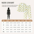 thumbnail image 4 of Picia Yellow Rubber Duck Pattern Women’s Long-Sleeve Sleepwear Set - Soft 2-Piece Loungewear with Pockets, Comfy PJs for Relaxing Nights-Large, 4 of 7