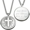 Personalized Planet Engraved Cross Locket Pendant