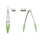 thumbnail image 3 of Mini Tongs With Silicone Tips 7-inch Serving Tongs - Set Of 3 - Perfect For Bbq, Salad, Grilling, Cooking, Appetizers And Food Serving (green Red Blue, 3 of 4