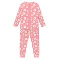 thumbnail image 4 of DISNIMO Dog Flower Kids Pjs Set Long Sleeve Pj Top and Pants Set Cute Sleepwear 7-8T 2 Piece Girls Pajamas Set Kids & Boys Pajama Big Boys Girls Nightwear Set Night wear, 4 of 7
