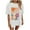White, variant on Raeneomay Oversized T Shirts for Women Fashion Summer Round Neck Drop Sleeves Leisure Short Sleeve Printing Tops