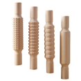 thumbnail image 2 of 4Pcs Pottery Texture Roller Multi-functional Mud Rolling Stick Pottery Clay Roller for Pottery Clay, 2 of 4