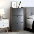 thumbnail image 1 of Mueble Zapatero Gabinete Madera Organizador con 3 Niveles, 1 of 8