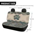 thumbnail image 3 of ZEN Boho Dog Paw Car Bench Seat Covers for Truck SUV Mandala Flower Rear Bench Seat Covers Universal Fit Car Accessories Car Rear Seat Protector, 3 of 13