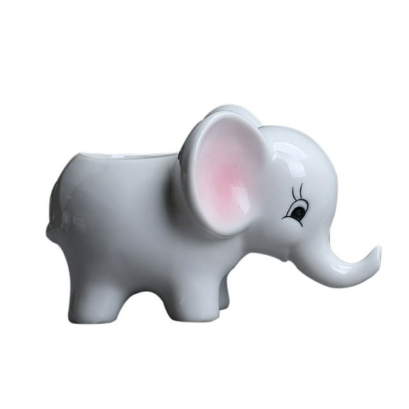 huntermoon Ceramic Succulent Pots Tabletop Potted Furnishings Plant Containers Ceramics Desktop Decoration Creative Flower Vase