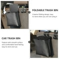 thumbnail image 2 of Folding Car Trash Bin Side Mirror Rain Guard Garbage Bags Black, 2 of 8