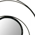 thumbnail image 4 of SAFAVIEH 7" Round Inner Circle Wire Mirror, Black, 4 of 5