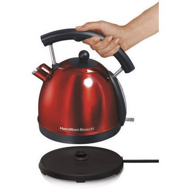 Hamilton Beach 1.7-l Stainless Steel Electric Kettle - Red