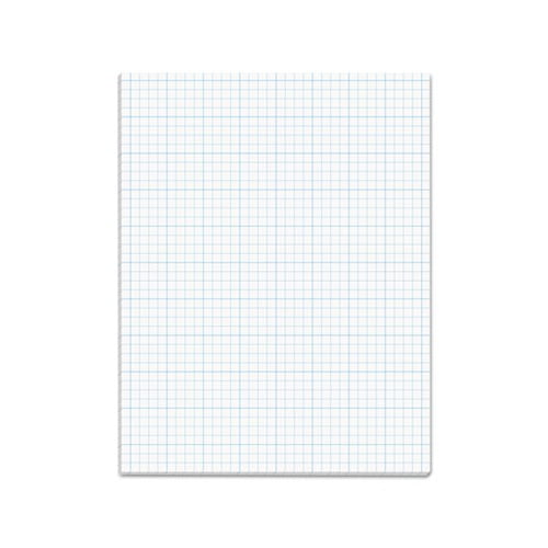 Cross Section Pads 4 sq/in Quadrille Rule, 8.5 x 11, White, 50 Sheets