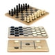 thumbnail image 1 of Juego Regal Games, tablero reversible de madera, ajedrez, tablero de ajedrez, 1 of 8