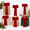 Burgundy-Three-ear Style, variant on 6 Large Bows Formas Tree Red Three-ear