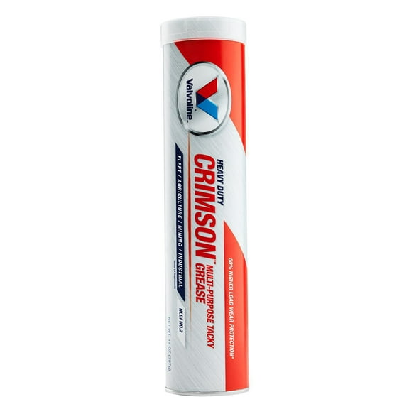 Valvoline Extreme Pressure Tacky Grease, 14.1 oz, Cartridge, Red VV7012410