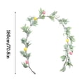 thumbnail image 4 of Easter Egg Garland 5.9Ft Spring Artificial Easter Colored Egg Garland for Mantle Easter Decoration for Holiday Parties Home Fireplace Table Indoor Outdoor, 4 of 5