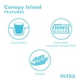 thumbnail image 4 of Intex Inflatable Canopy Island Float Lounge, 78.5\" x 59\, 4 of 12