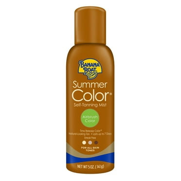 Banana Boat Summer Color Self Tanning Mist, Airbrush, 5 oz