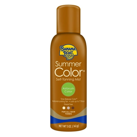 Banana Boat Summer Color Self Tanning Mist, Airbrush, 5 oz