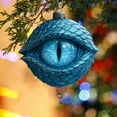thumbnail image 6 of Dragon Eye Christmas Ornament Acrylic Flat Pendant Mystical Fantasy Themed Tree Decoration Unique Xmas Holiday Decor for Home Gift for Fantasy Lovers 3.15 Inch Hanging, 6 of 8