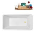 thumbnail image 3 of 60'' Streamline N250GLD Freestanding Tub and Tray With Internal Drain, 3 of 7